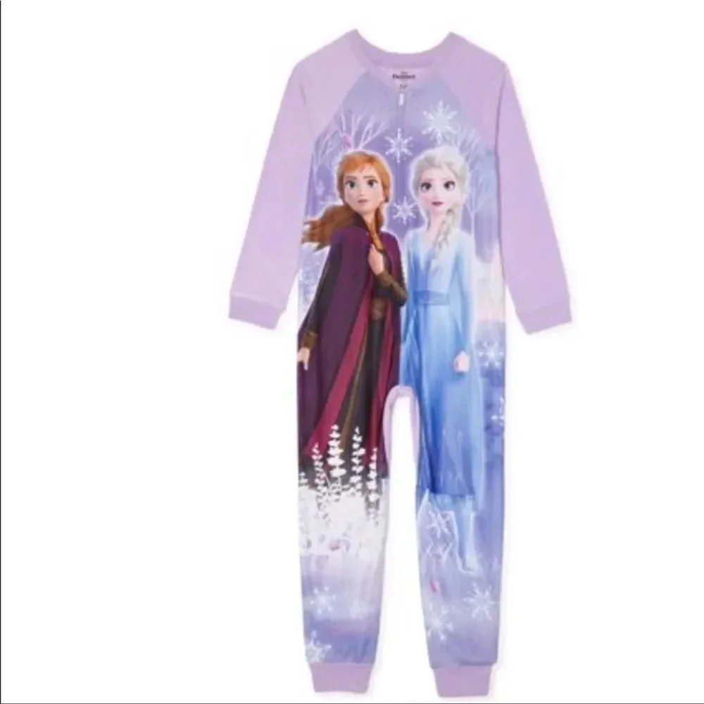 Kids- Frozen hooded blanket sleeper Size 10